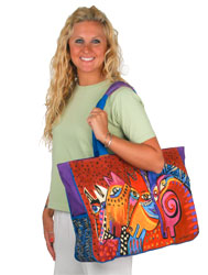 laurel burch oversized tote