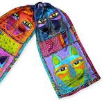 Laurel Burch Silk Scarf